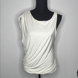 EXPRESS Elegant White Sleeveless Top